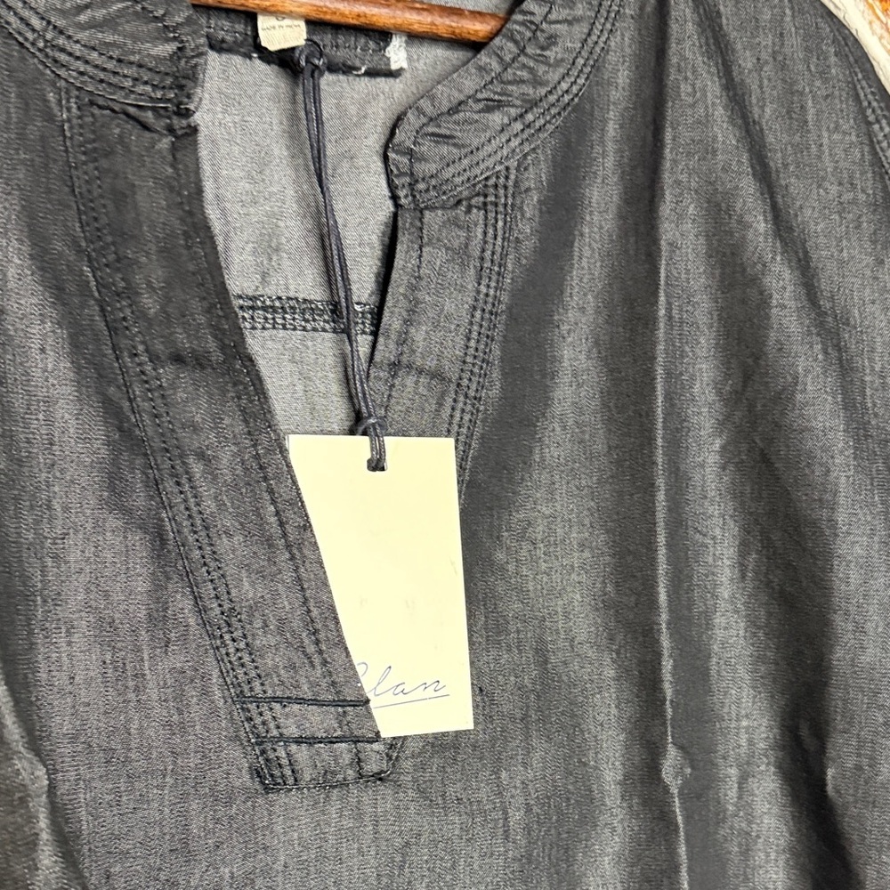Elan Women's Black V-Neck Top- Sz SMALL-NWT - Picture 7 of 7